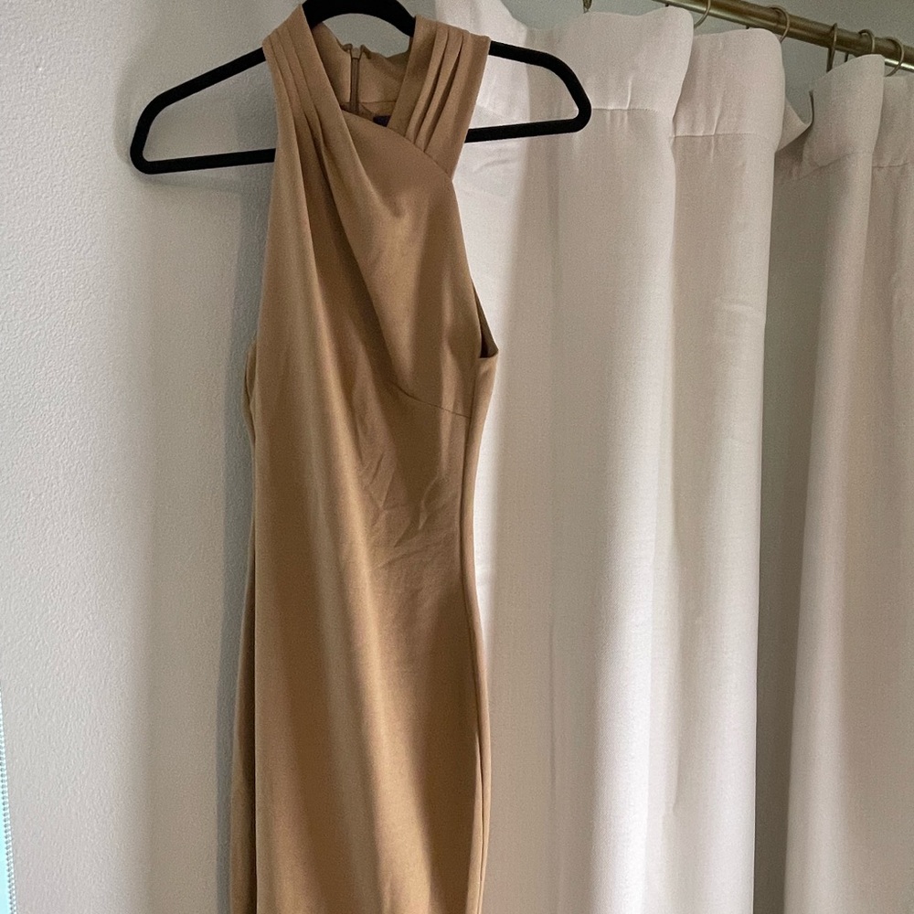 Tan Dress
Halter Neck Dress